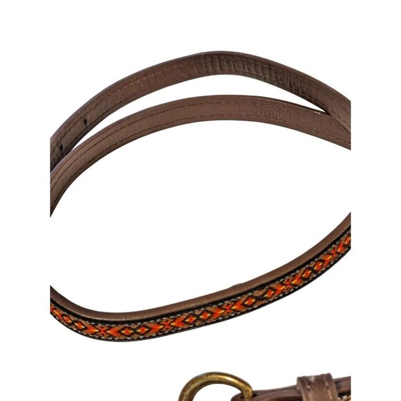 Southwestern Aztec Embroidered Women's Belt Size M(29-33in) - Picture 4 of 4